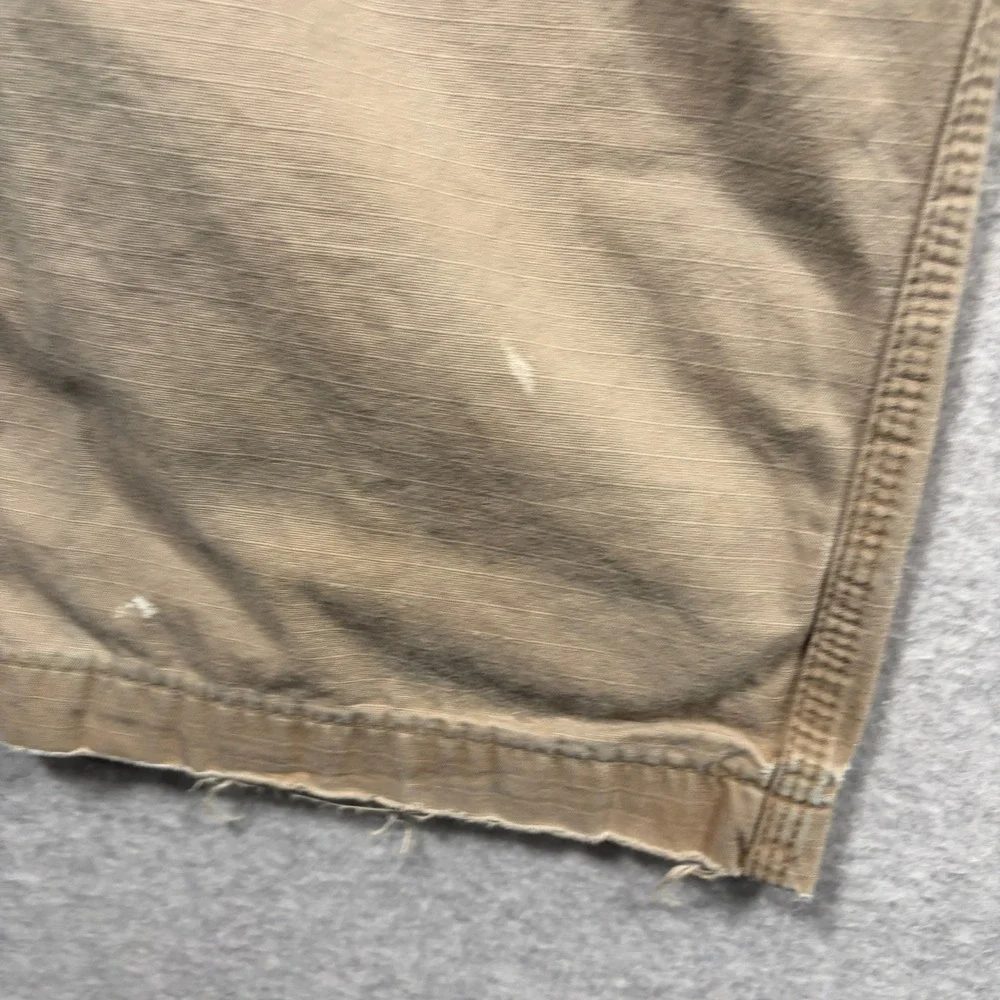 Carhartt Cargo Pants Mens 36x34 Tan B342 DES Relaxed Fit Ripstop Work Trousers